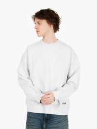 Label Script sweat ash heather