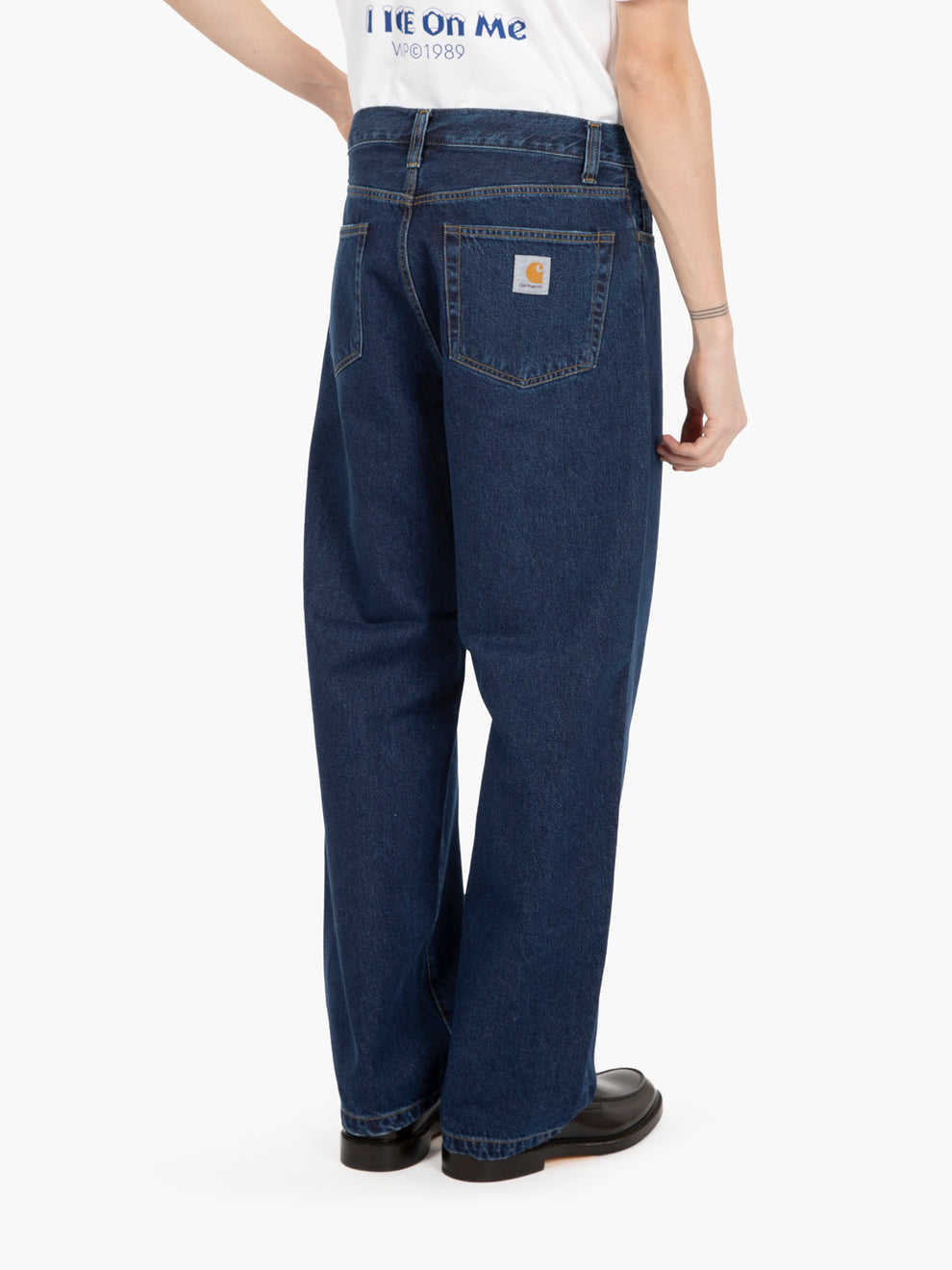 Landon pant blue stone washed denim