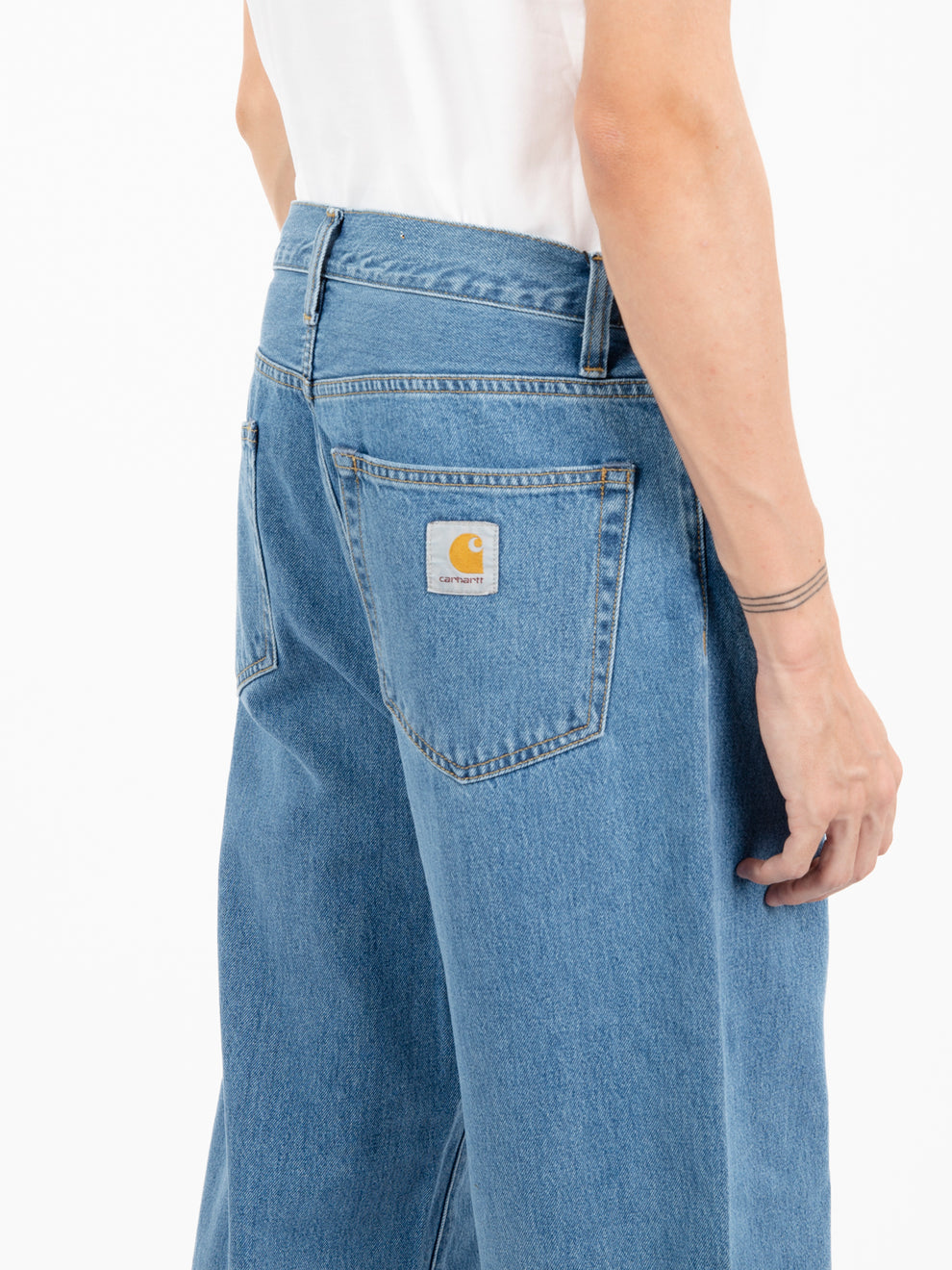 London pant blue heavy stone washed