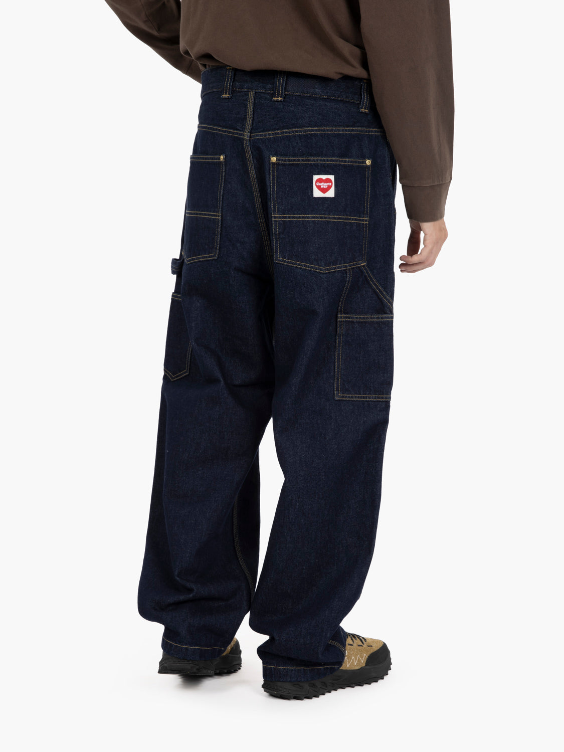 Nash Double knee pant blue rinsed