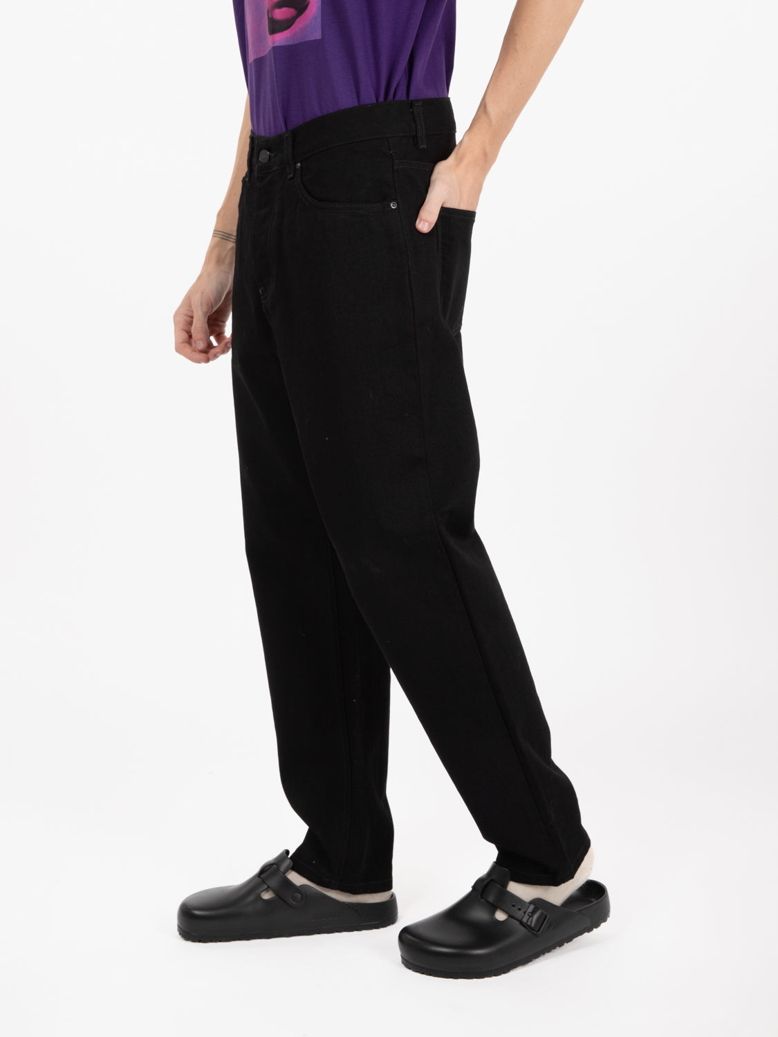 Newel pant black one wash