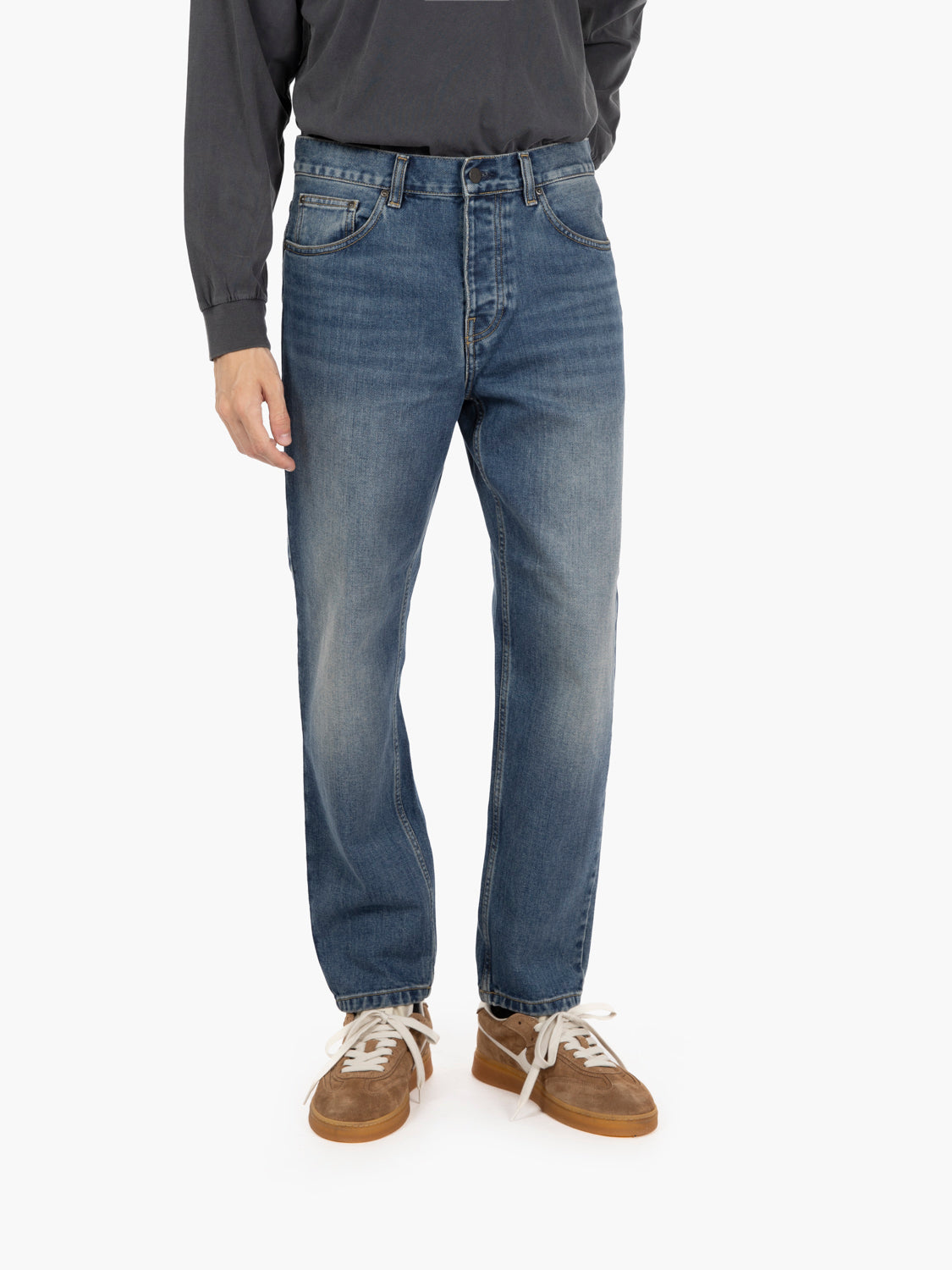 Newel pant blue dark used wash
