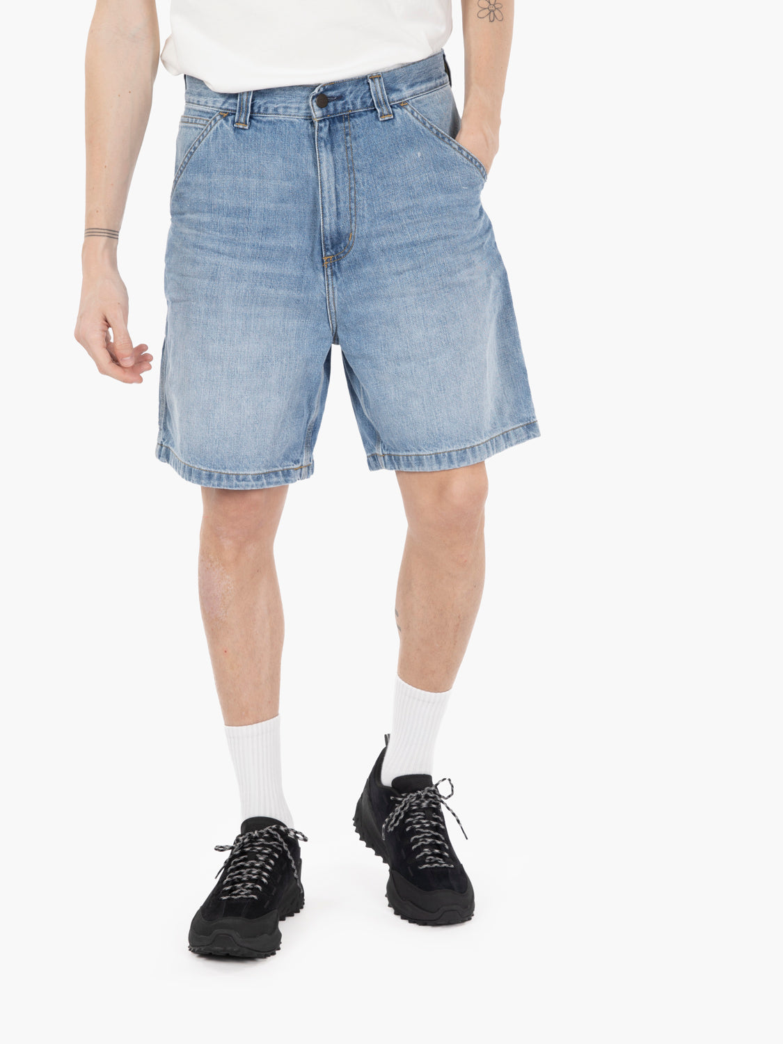 OG single knee short blue