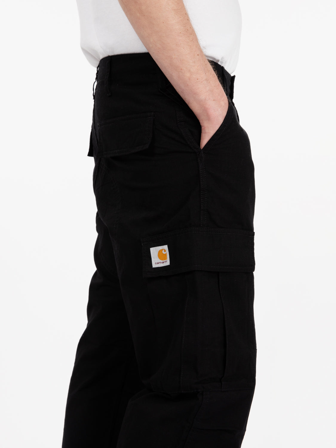Regular cargo pant black