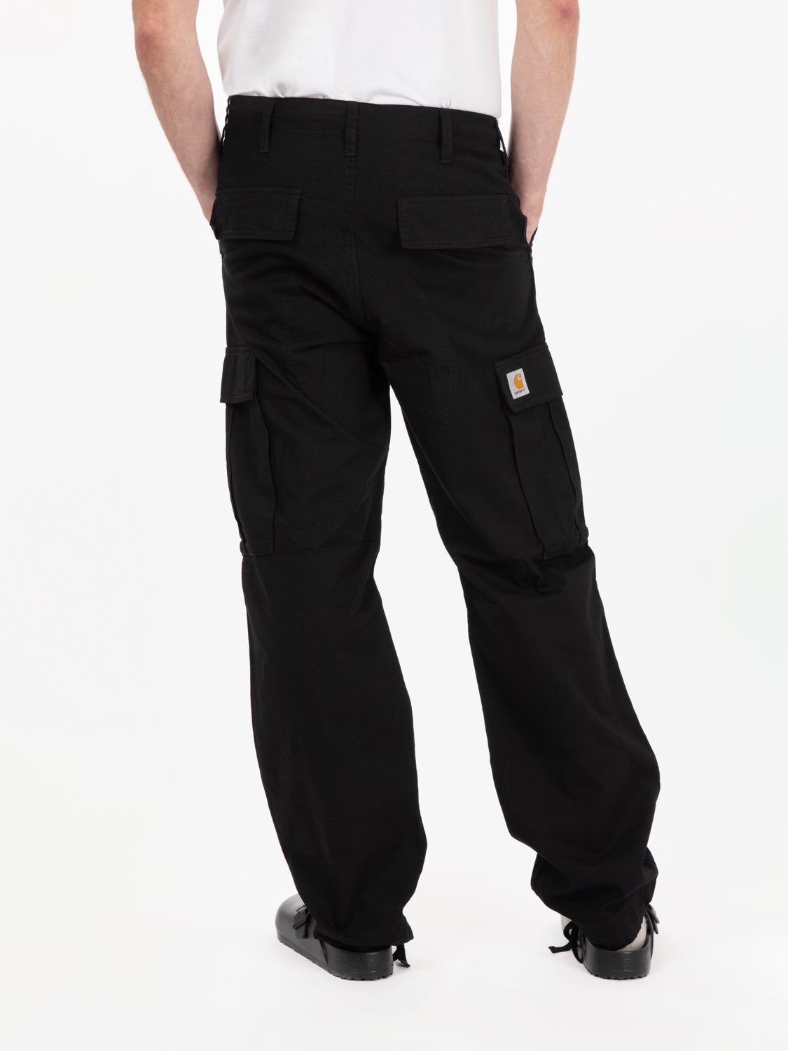 Regular cargo pant black