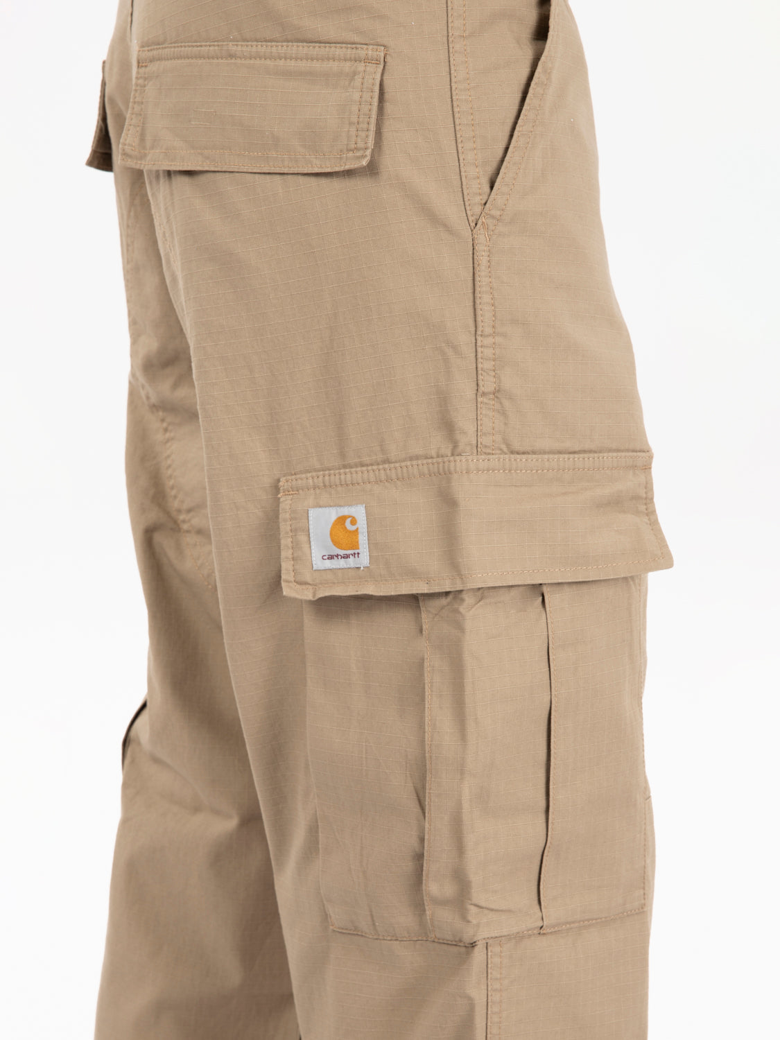 Regular cargo pant leather