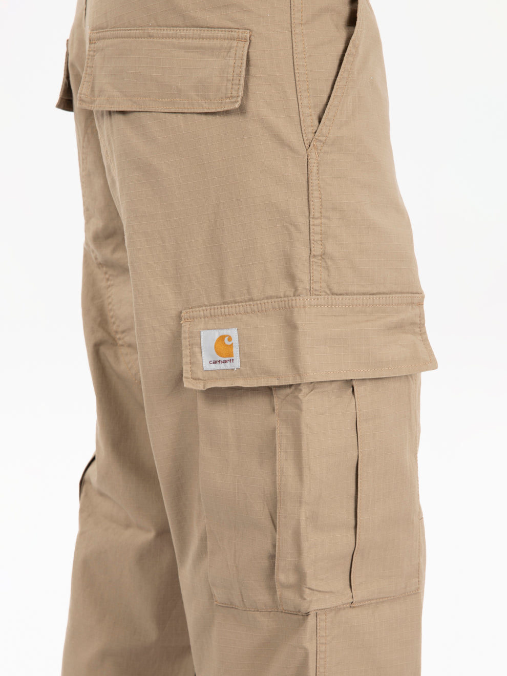 Regular cargo pant leather