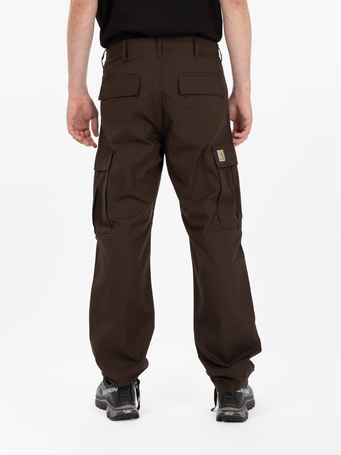 Regular cargo pant tobacco rinsed