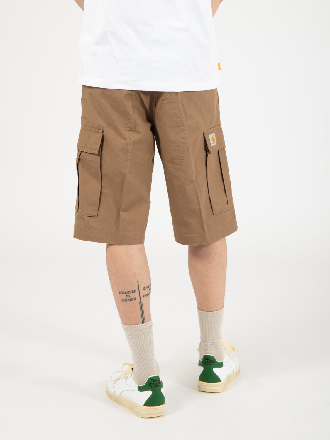Regular cargo short buffalo rinsed