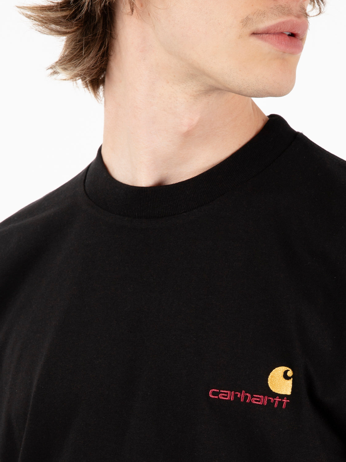 S/S American script t-shirt black