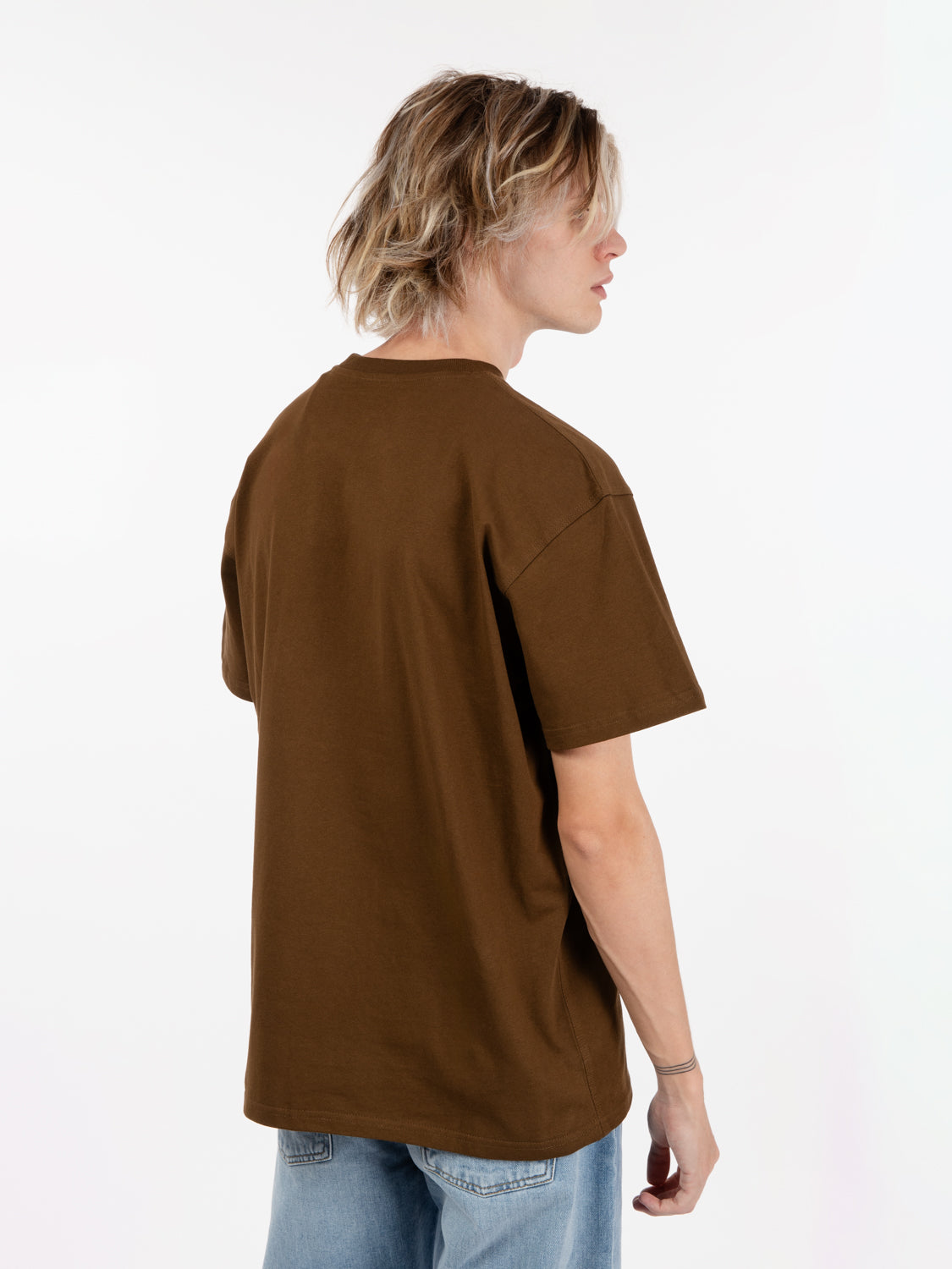 S/S American Script T-Shirt Lumber