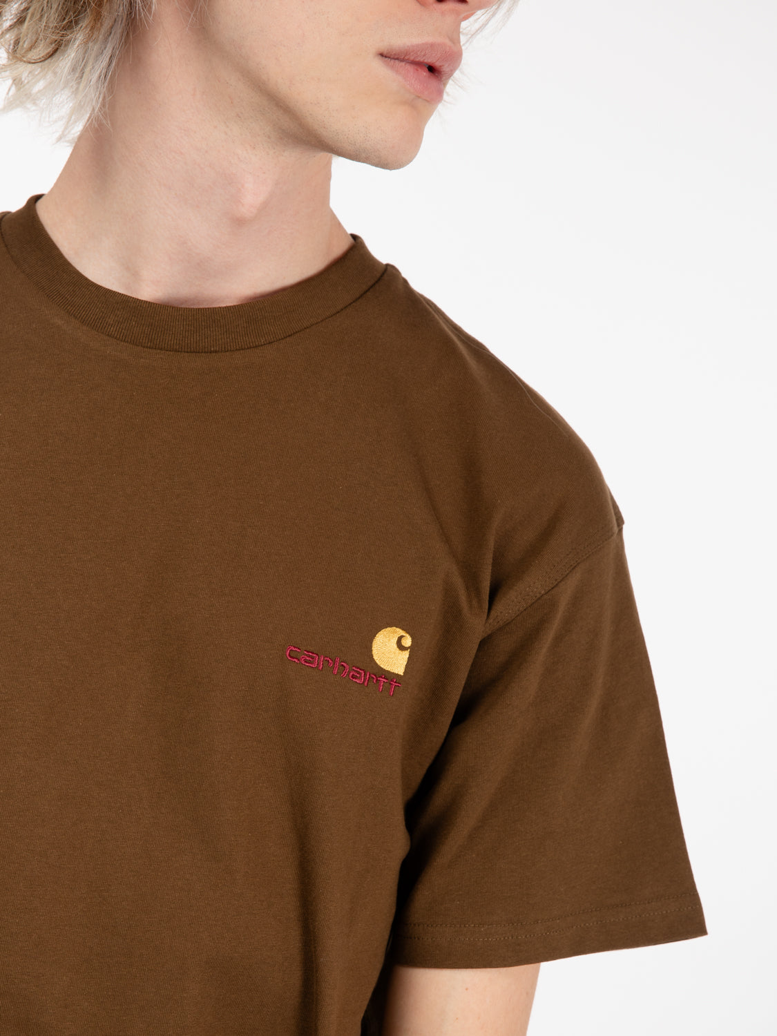 S/S American Script T-Shirt Lumber
