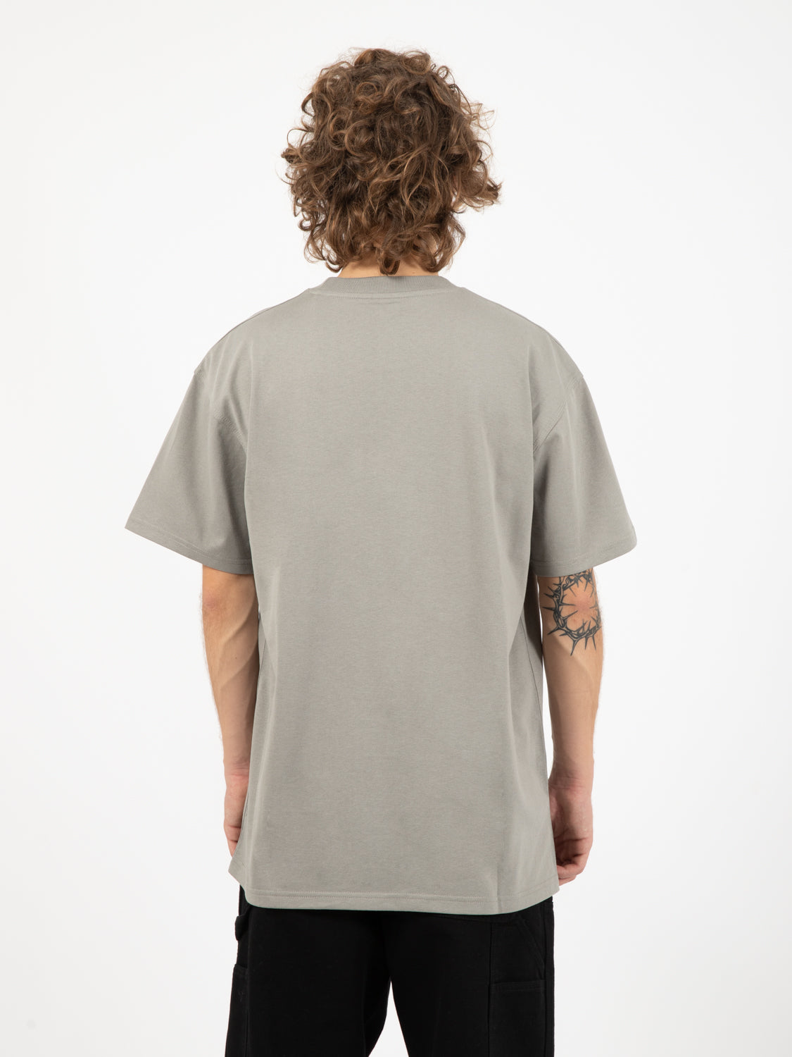 S/S American script t-shirt marengo