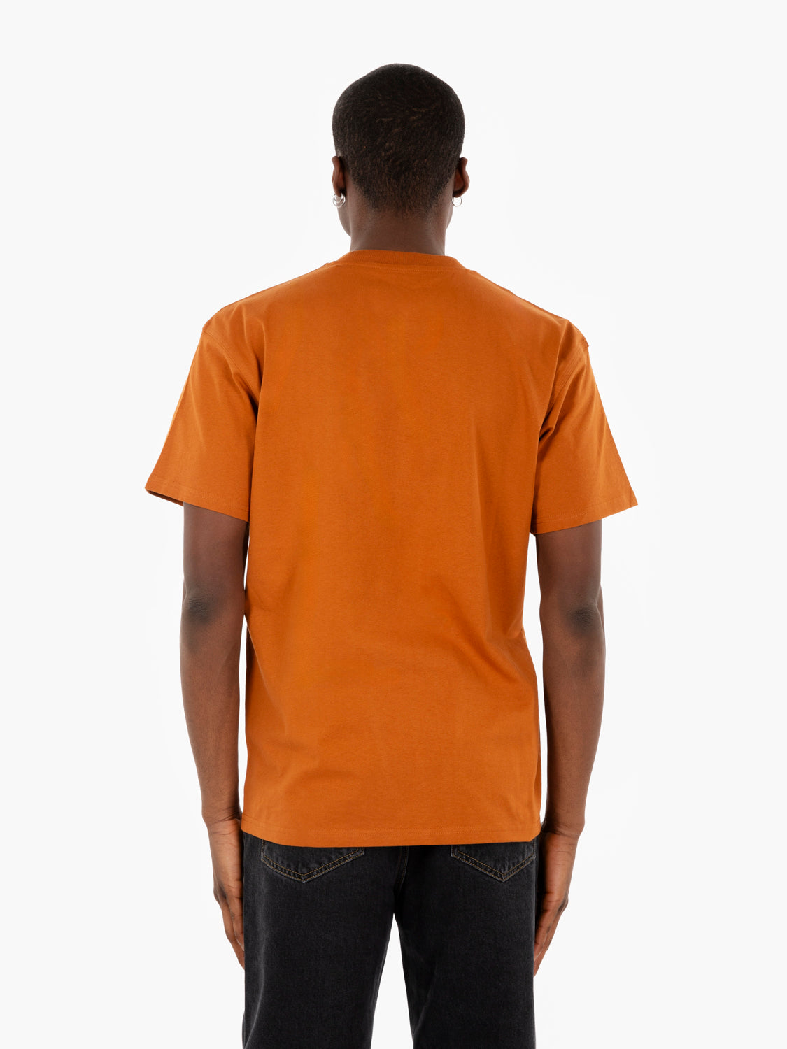S/S American Script sienna t-shirt
