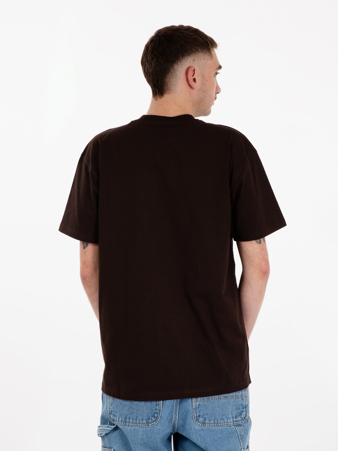 S/S American script tobacco t-shirt