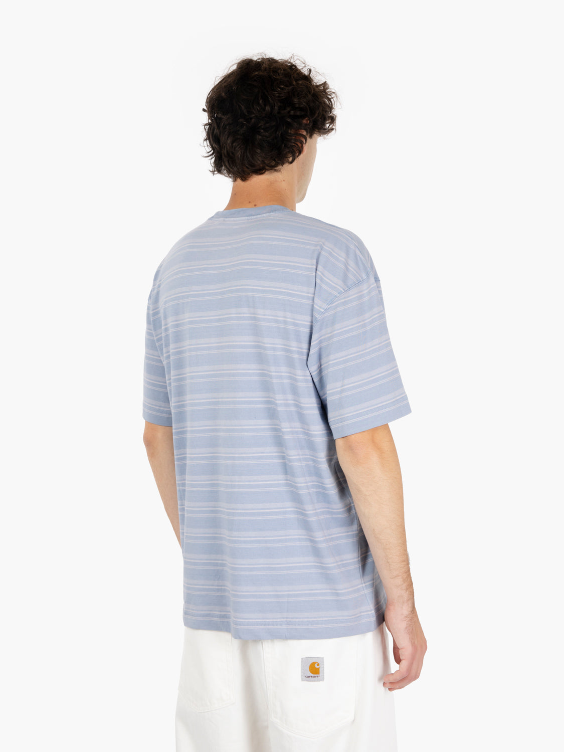 S/S Brodine t-shirt stripe sorrent indigo