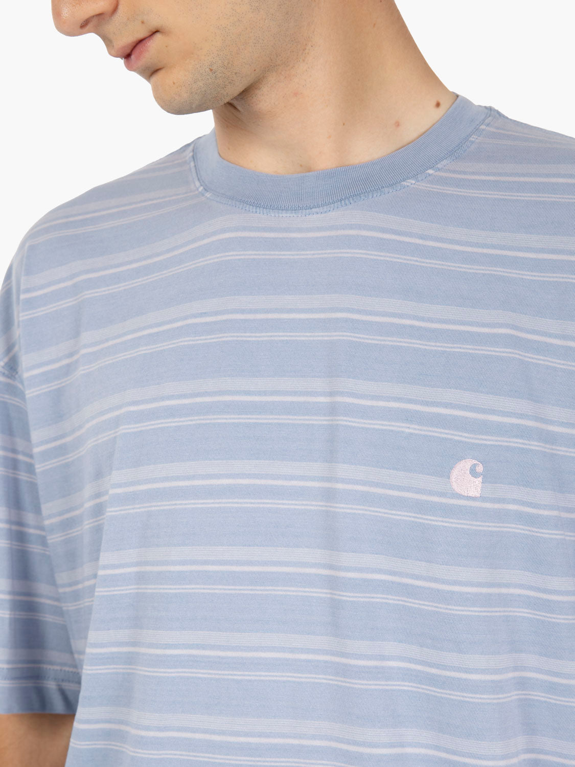 S/S Brodine t-shirt stripe sorrent indigo