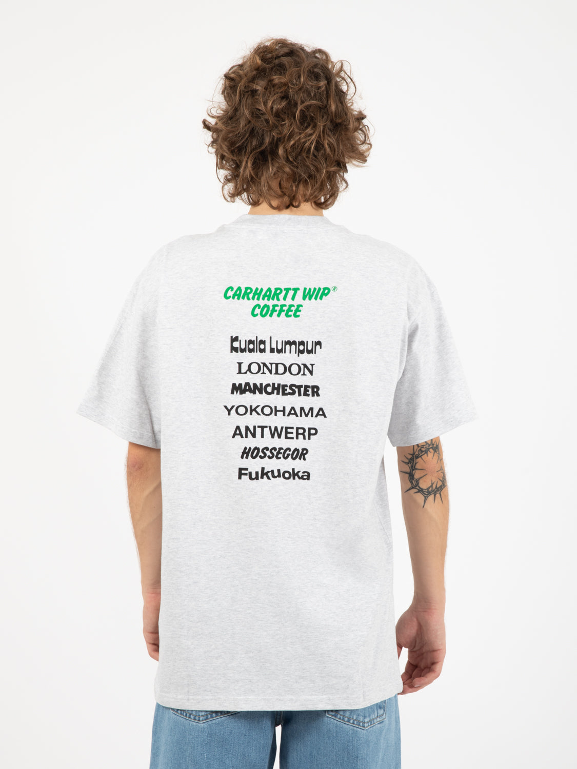 S/s Carhartt WIP Coffee TS ash heather