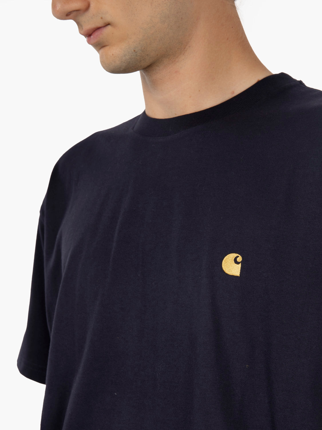 S/S Chase t-shirt dark navy / gold