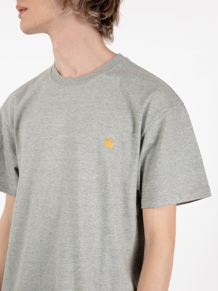 S/S Chase T-Shirt grey heather / gold