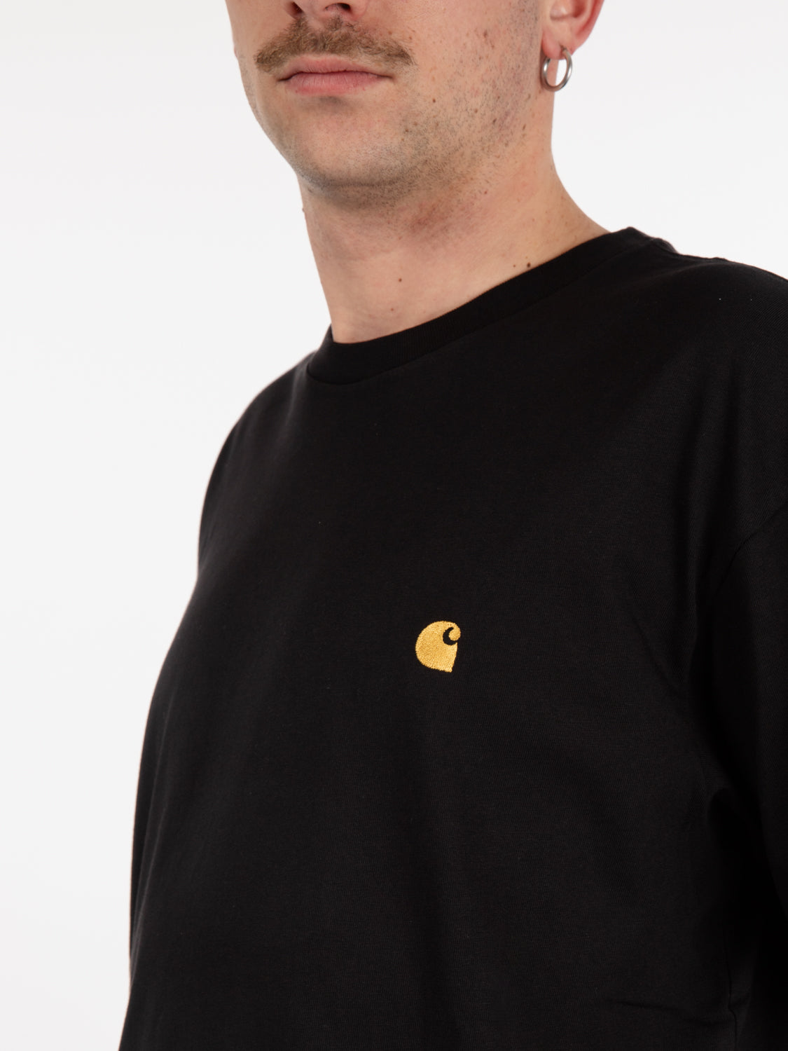 S/S Chase T-Shirt Loose Black / Gold