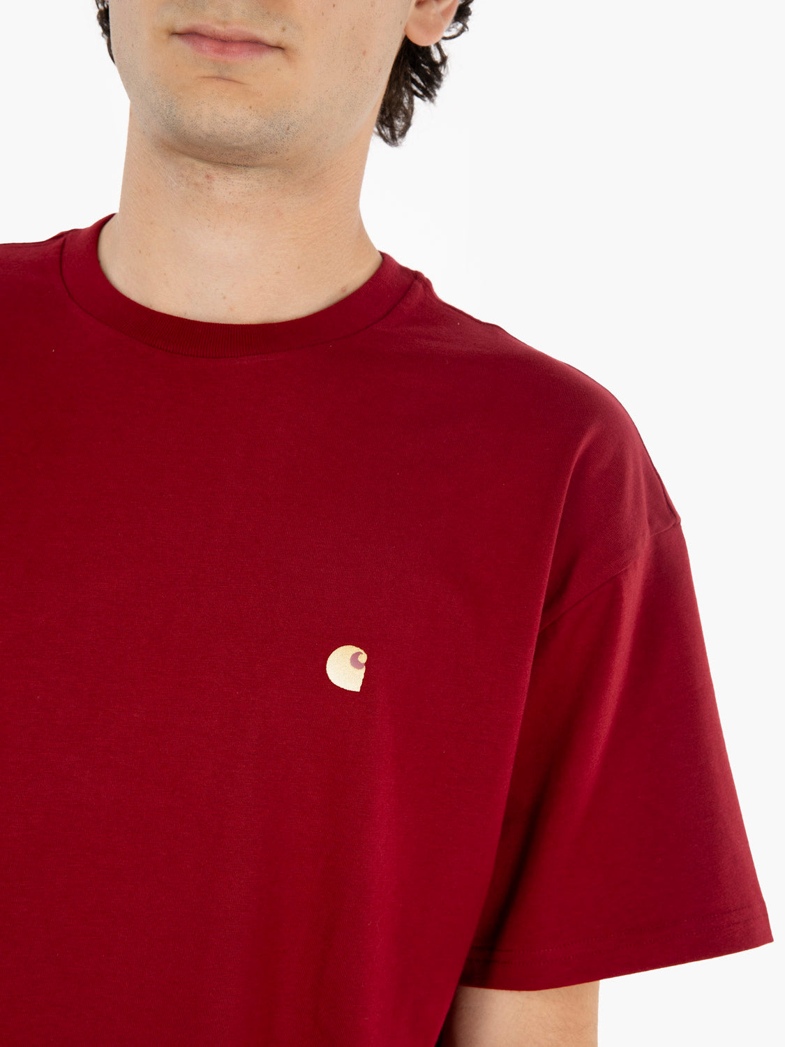 S/S Chase t-shirt scarlet / gold