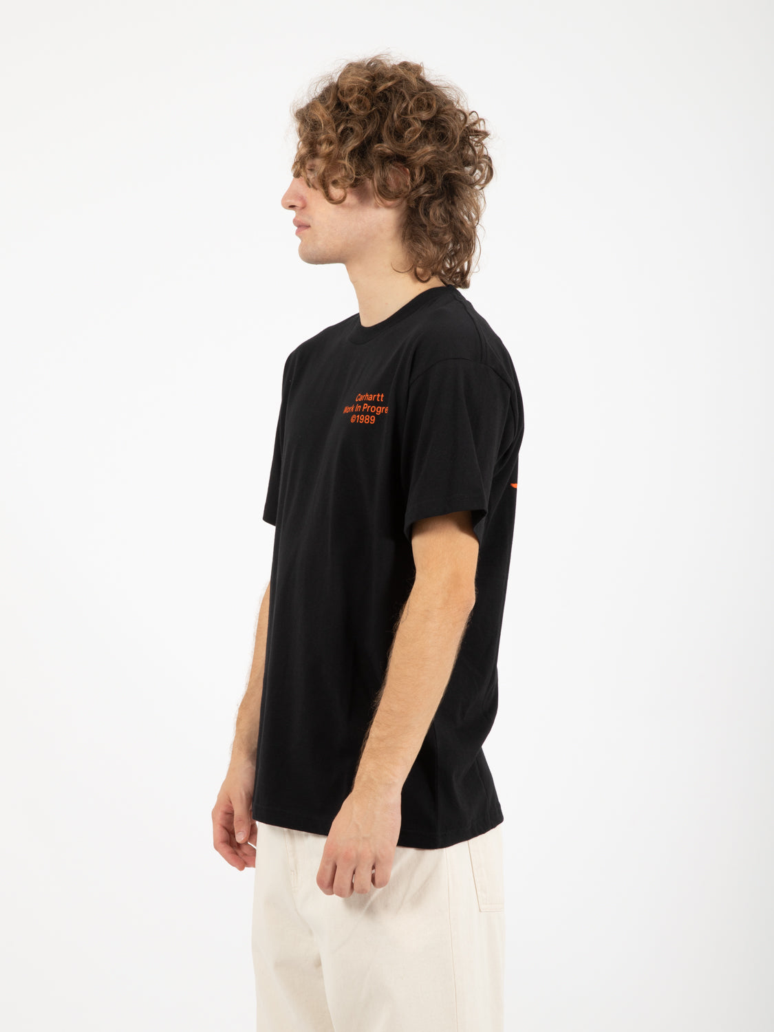 S/S Formation t-shirt black / orange