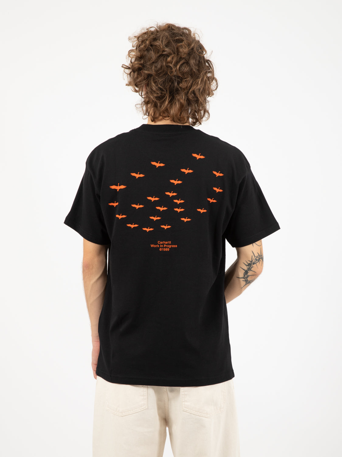 S/S Formation t-shirt black / orange