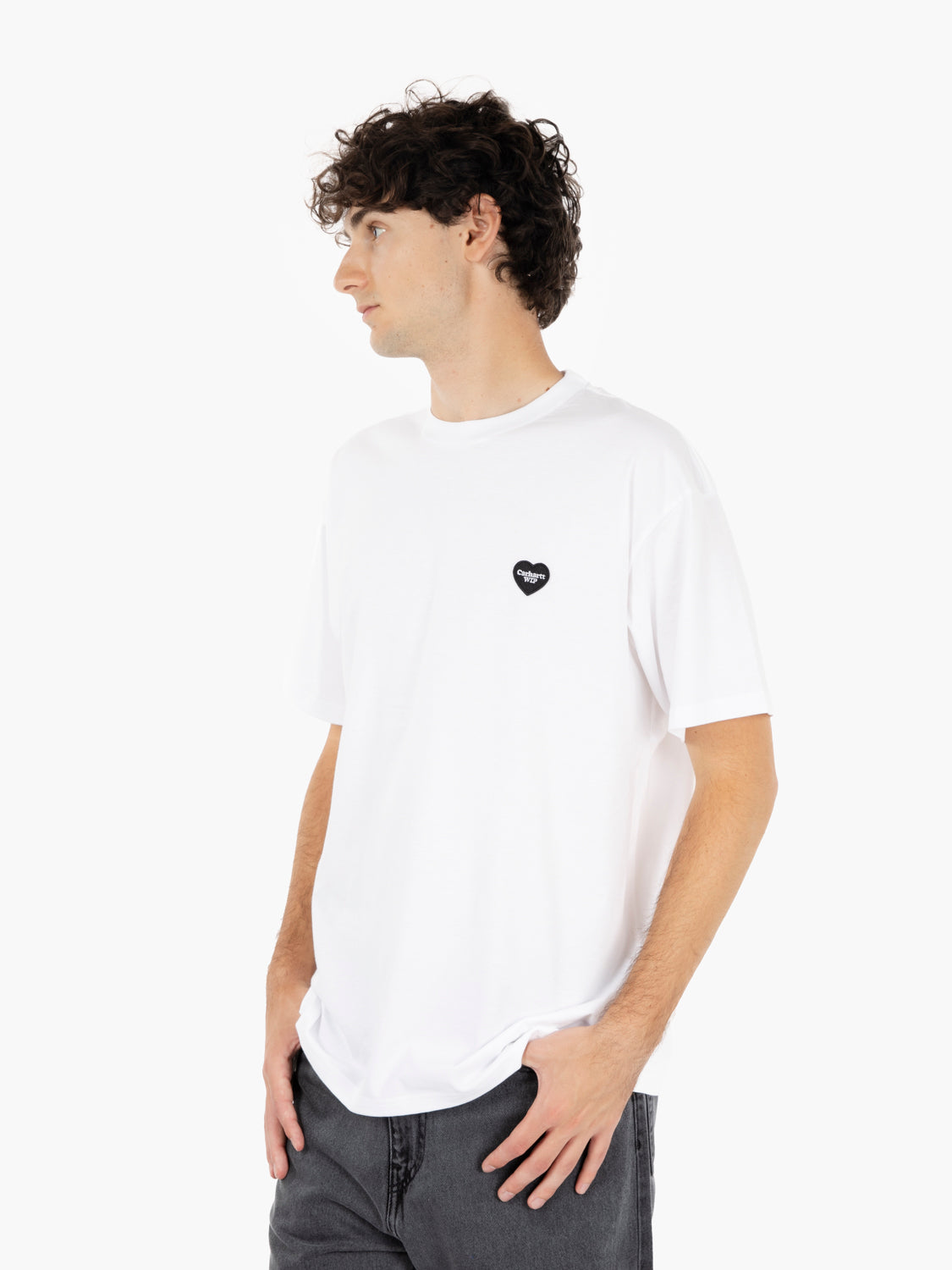 S/S Heart II Hartt t-shirt white