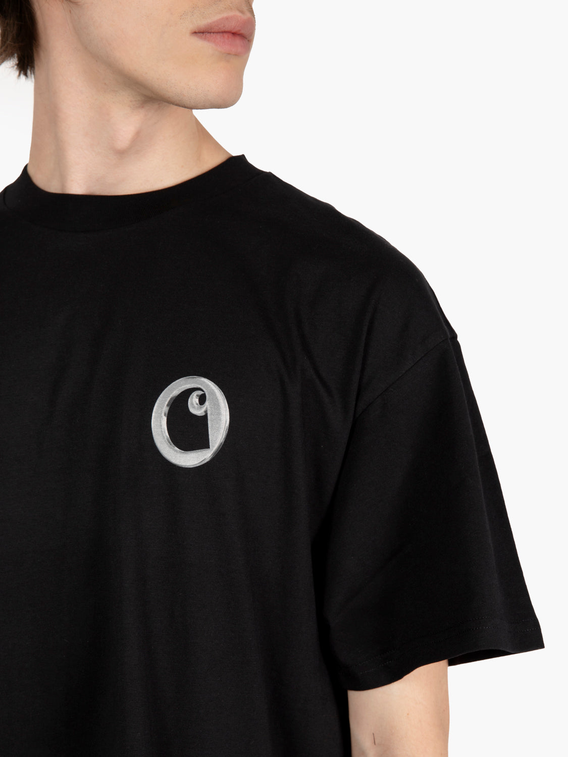 S/S Linked Charms t-shirt black / silver
