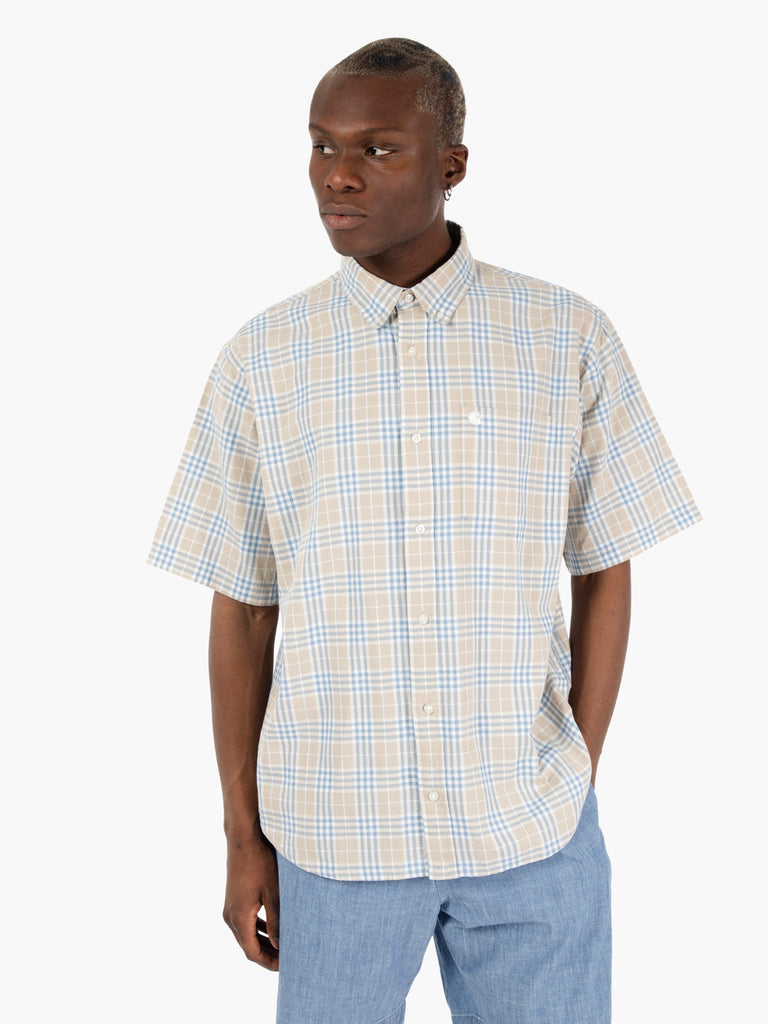 Carhartt WIP - Short sleeve shirt Niven wall / wax
