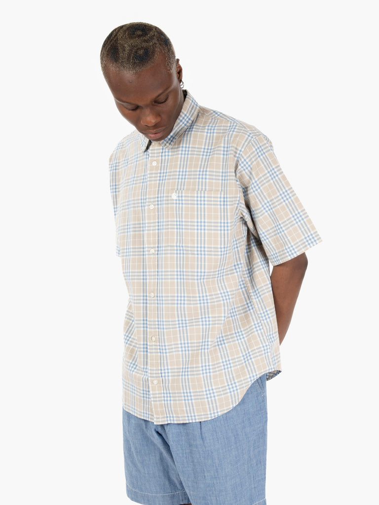 Carhartt WIP - Short sleeve shirt Niven wall / wax
