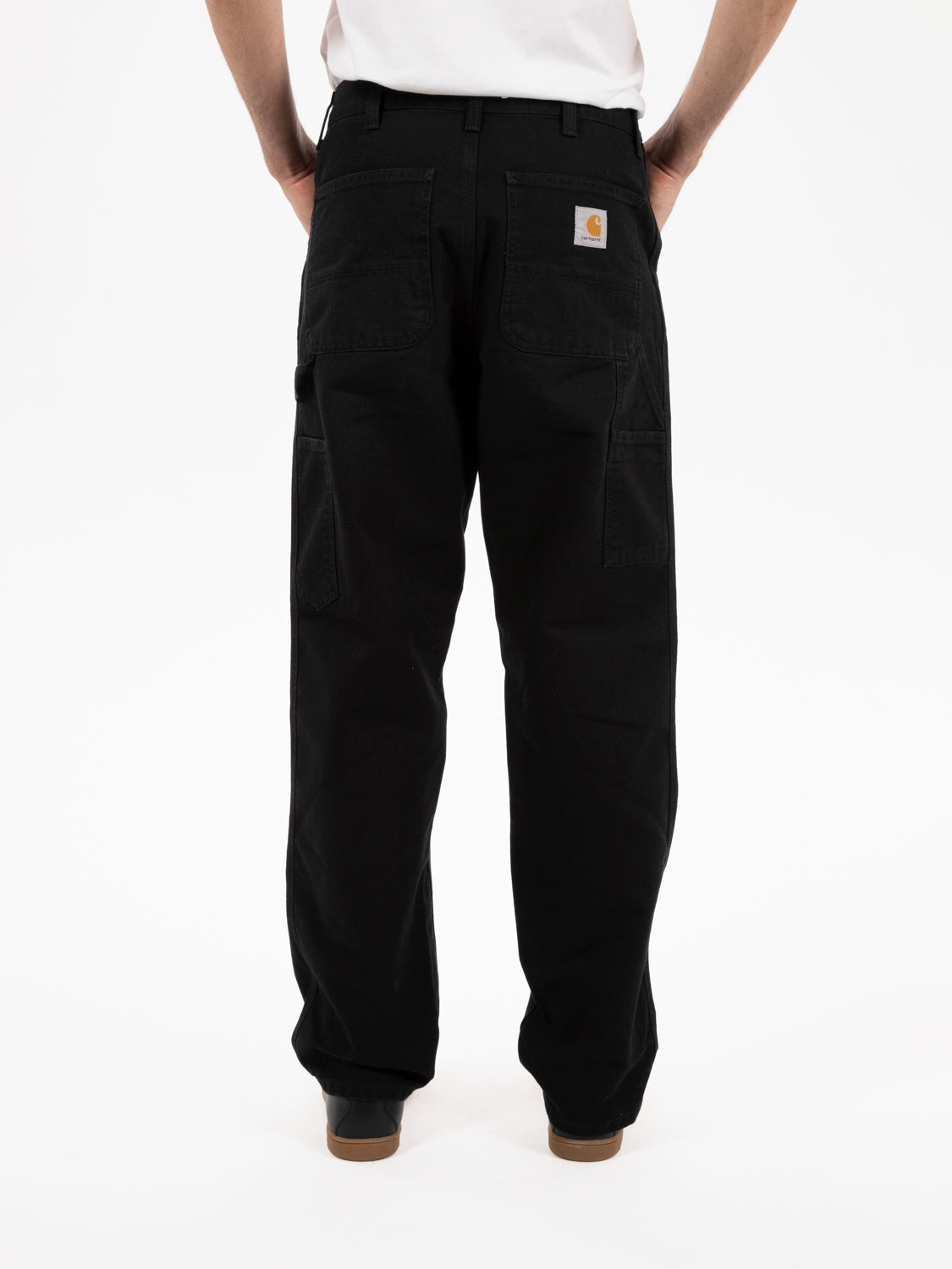 Single knee pant black