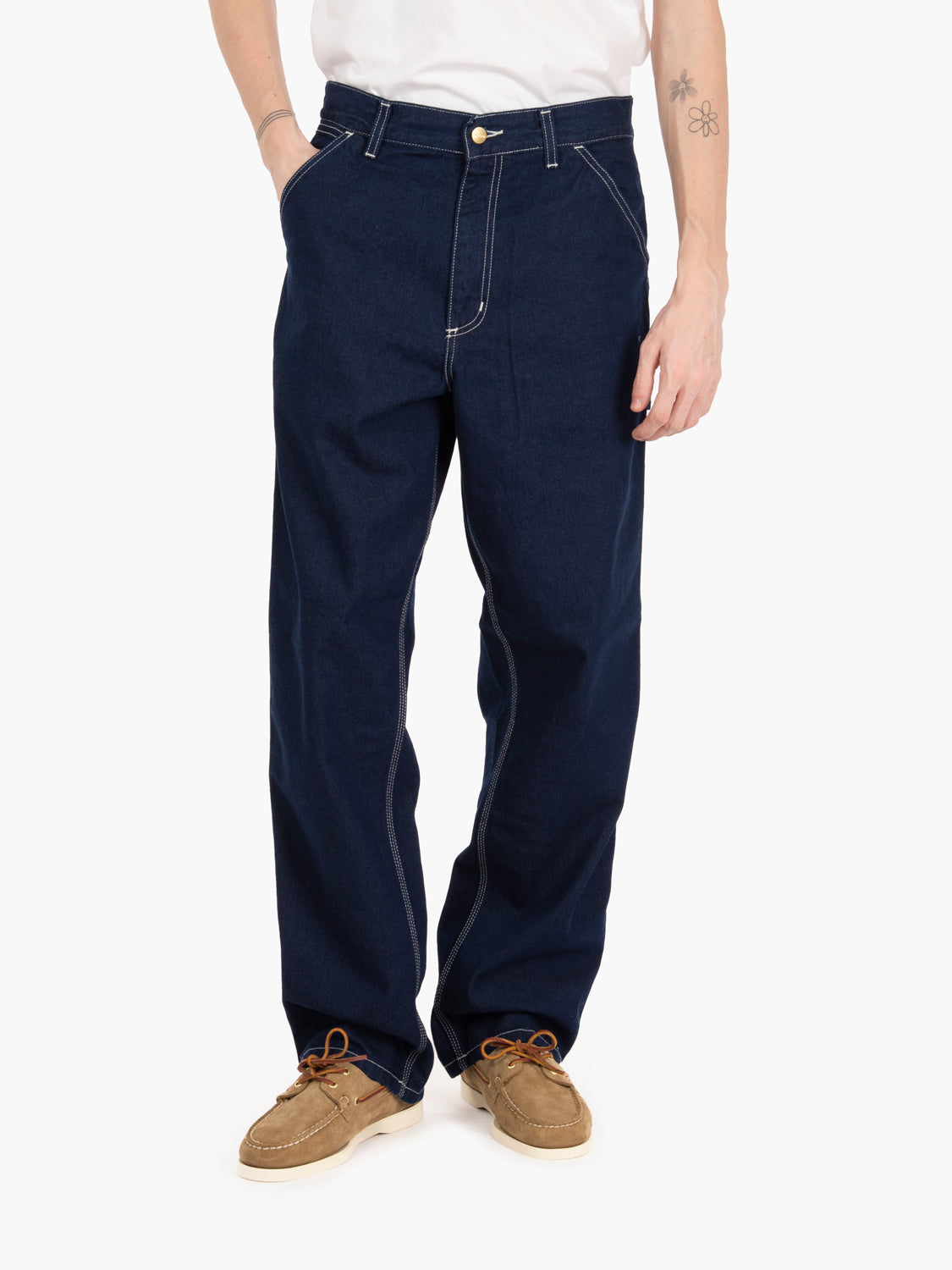 Single Knee Pant Dark Blue