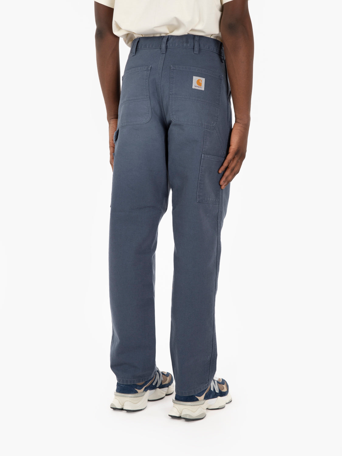 Single knee pant dusky blue