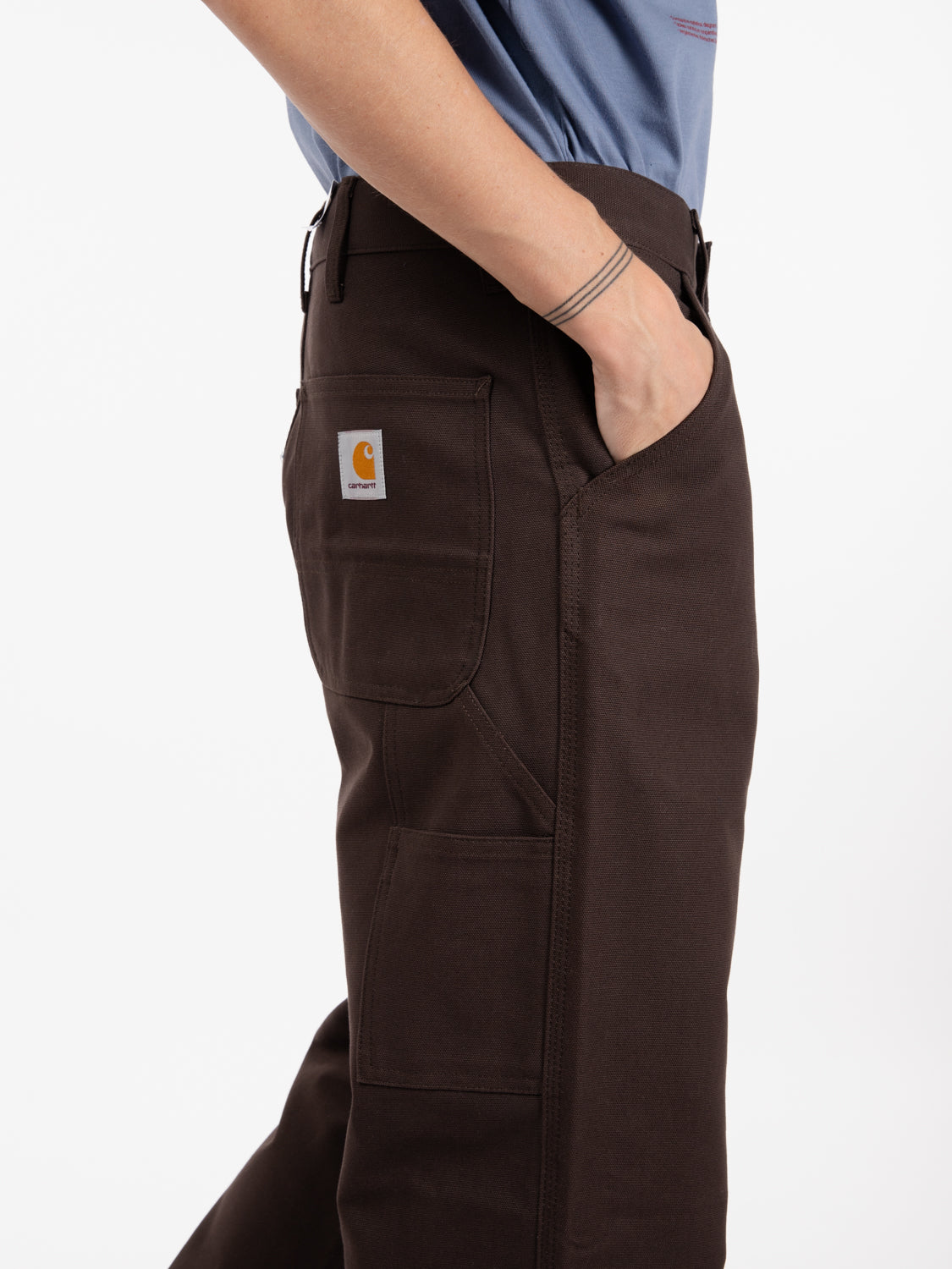 Single knee pant tobacco