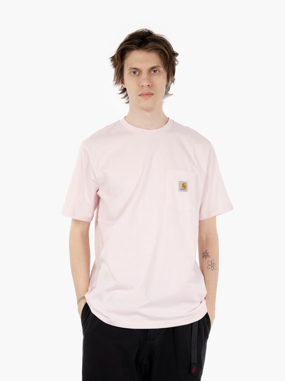SS pocket t-shirt air pink