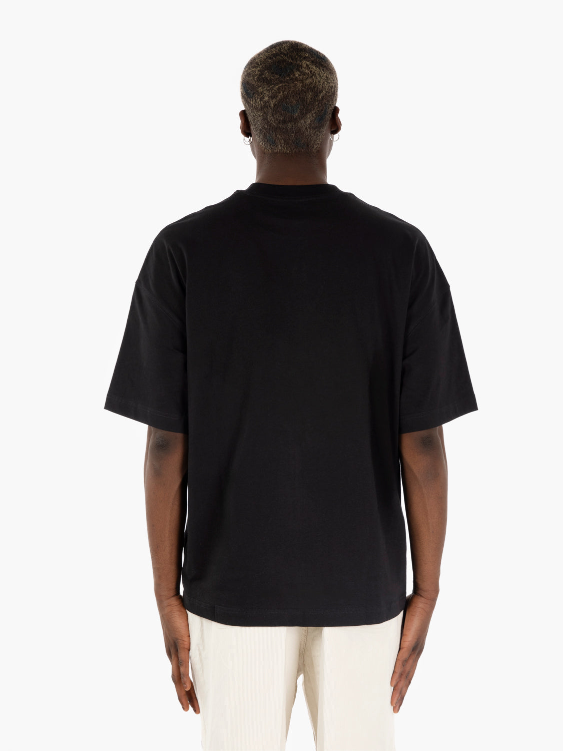 S/S Signature script black / white t-shirt