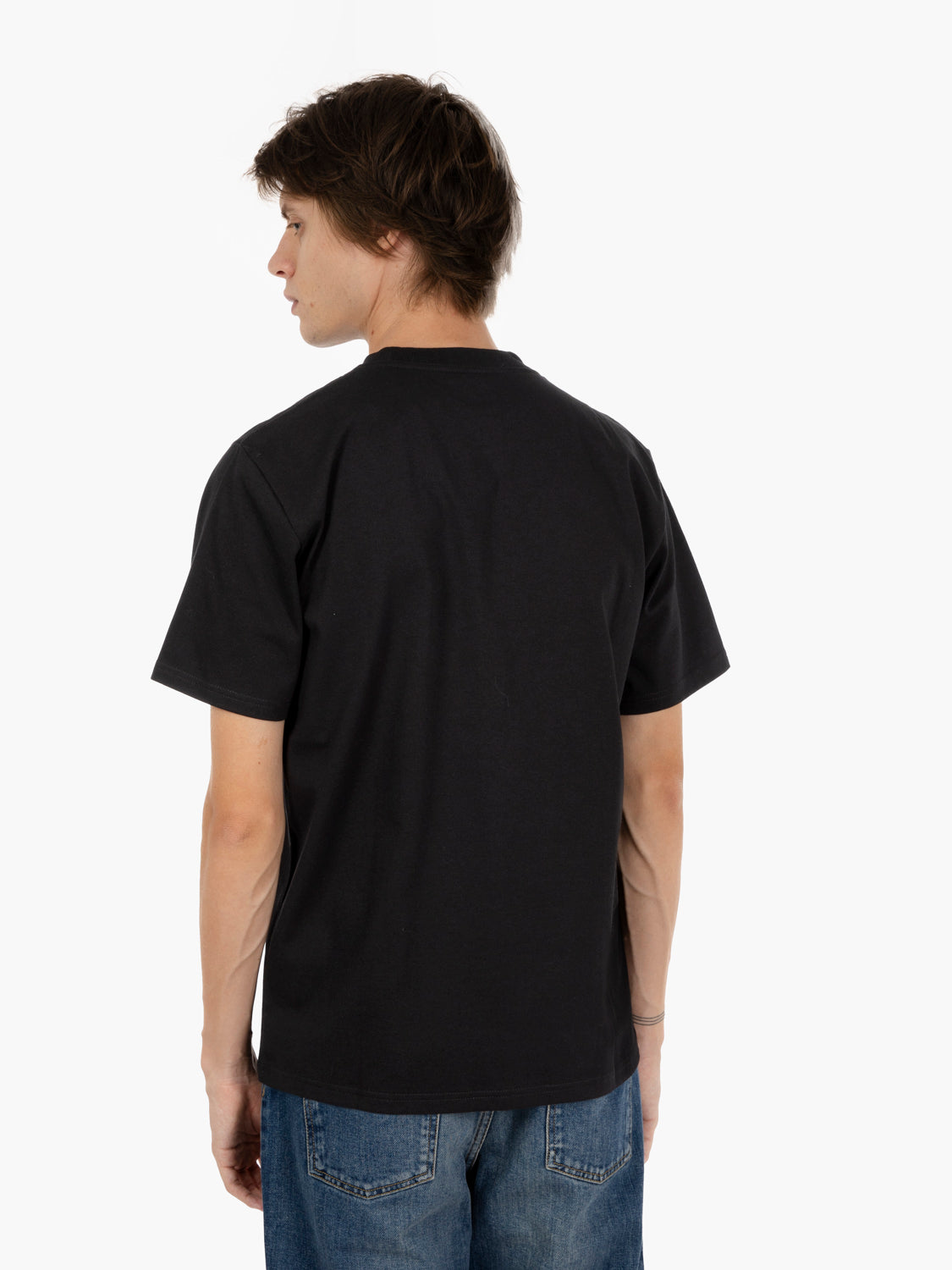 T-shirt S/S University Script black / white