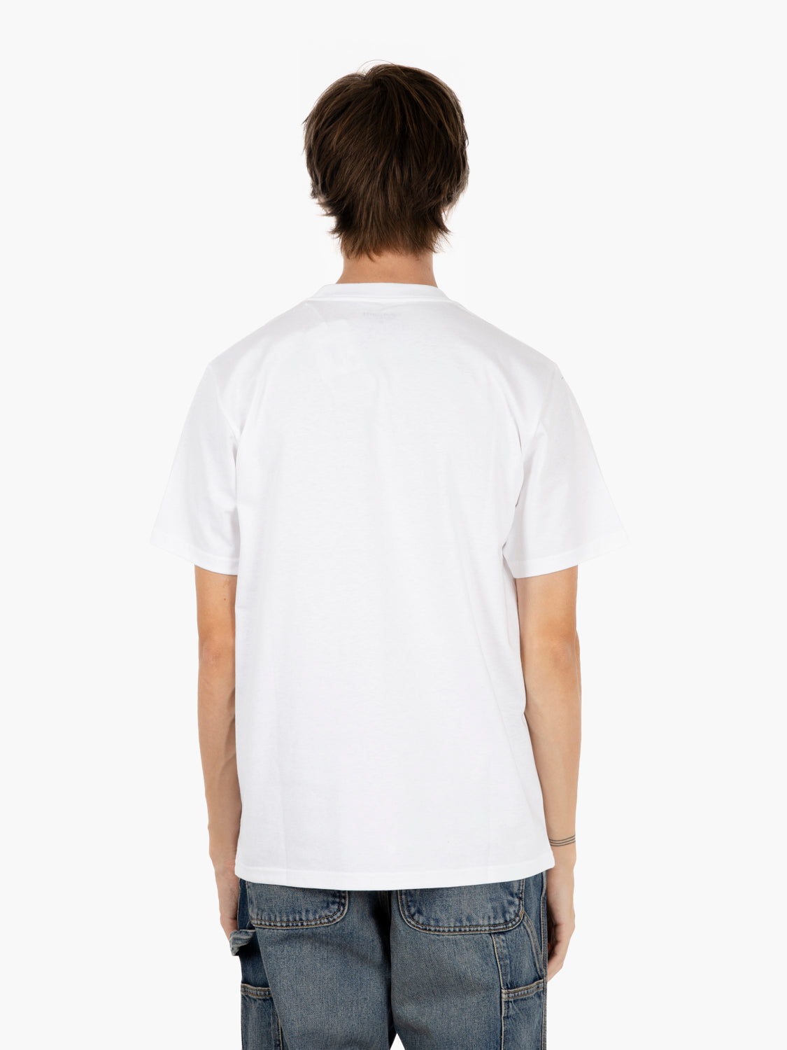 T-shirt S/S University Script white / black