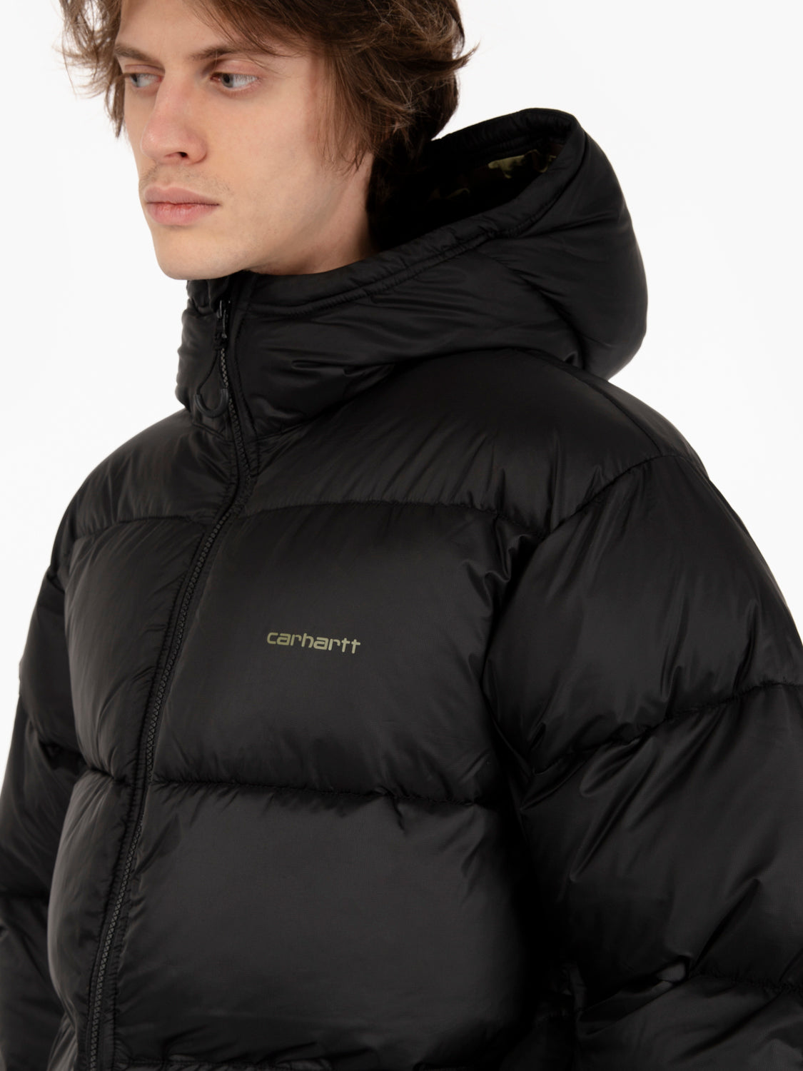 Toronto jacket black camo green