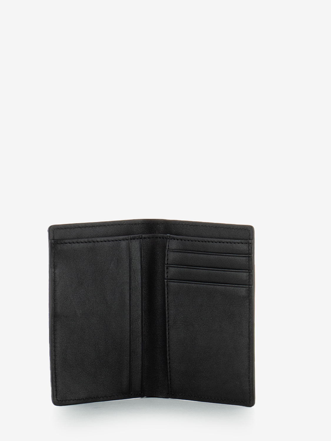 Vegas vertical wallet black / white