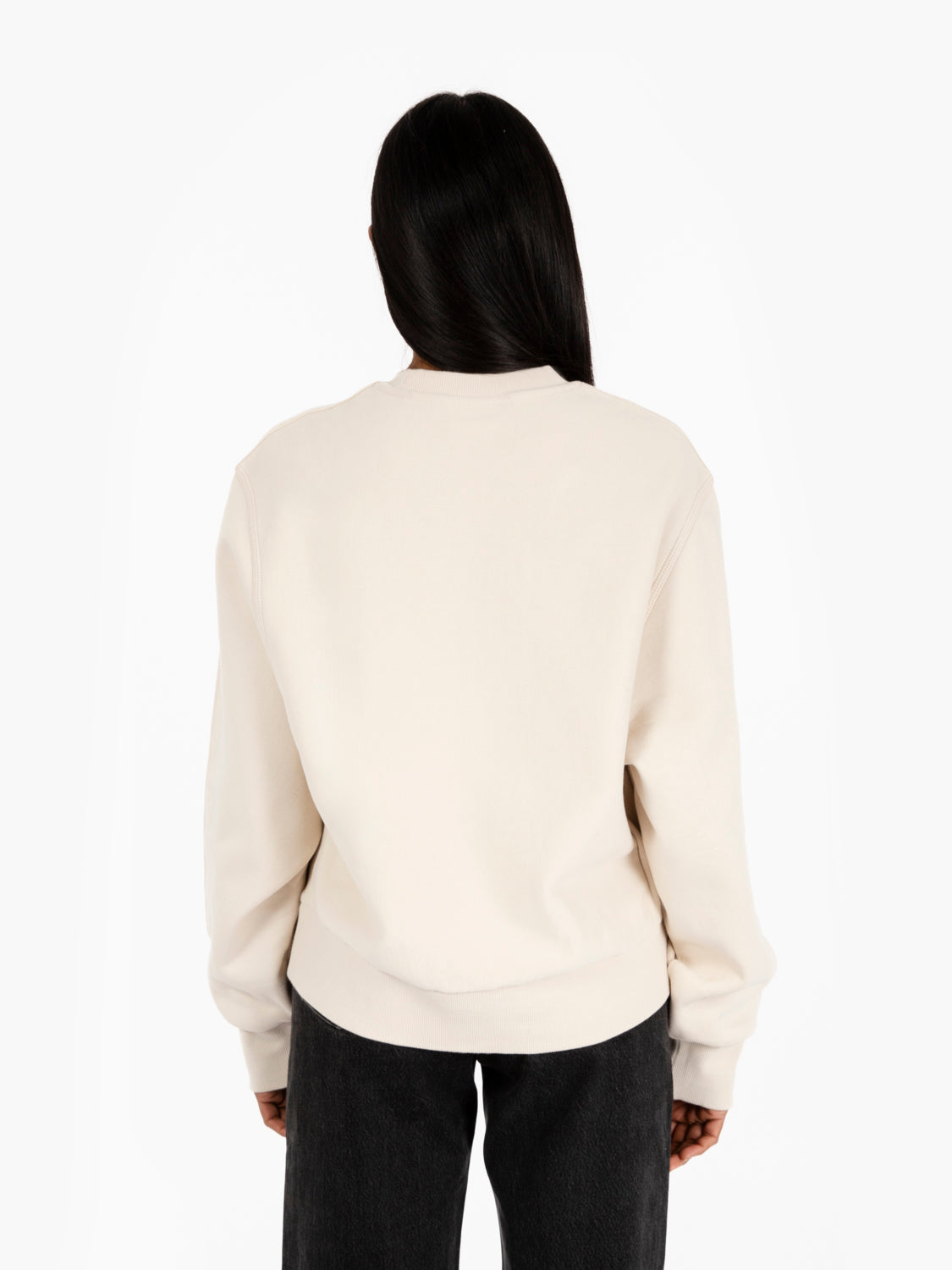 W' American Script Sweat Moonbeam