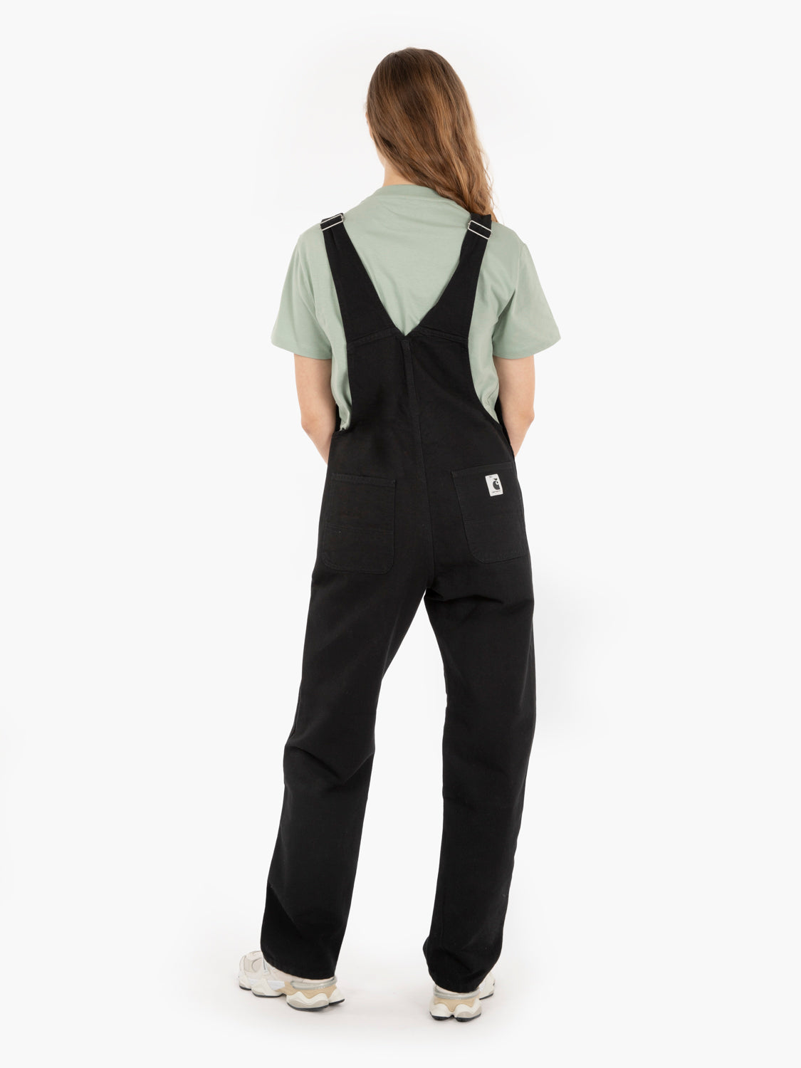 W' Bib Overall straight black