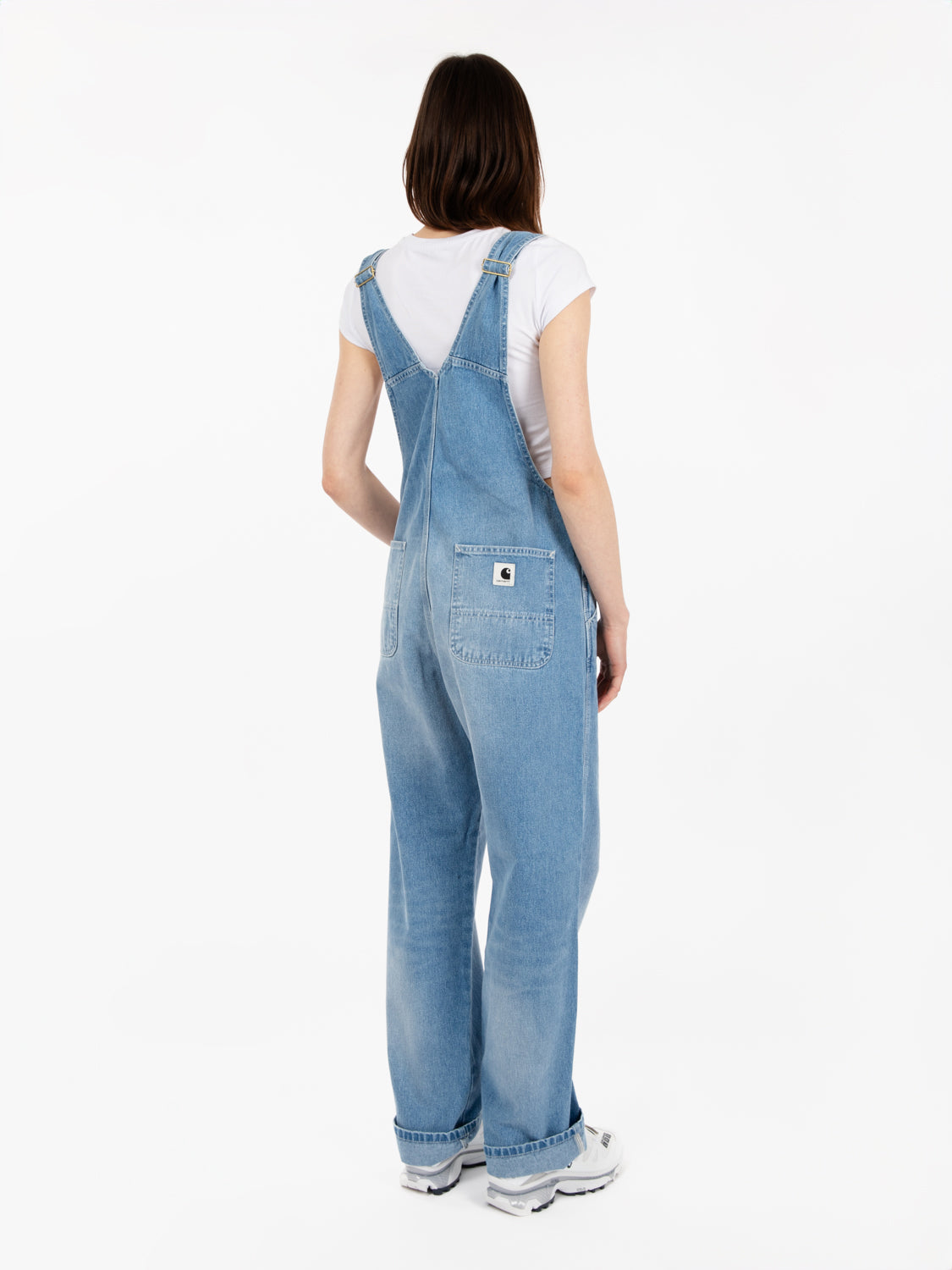 W' Bib Overall straight blue