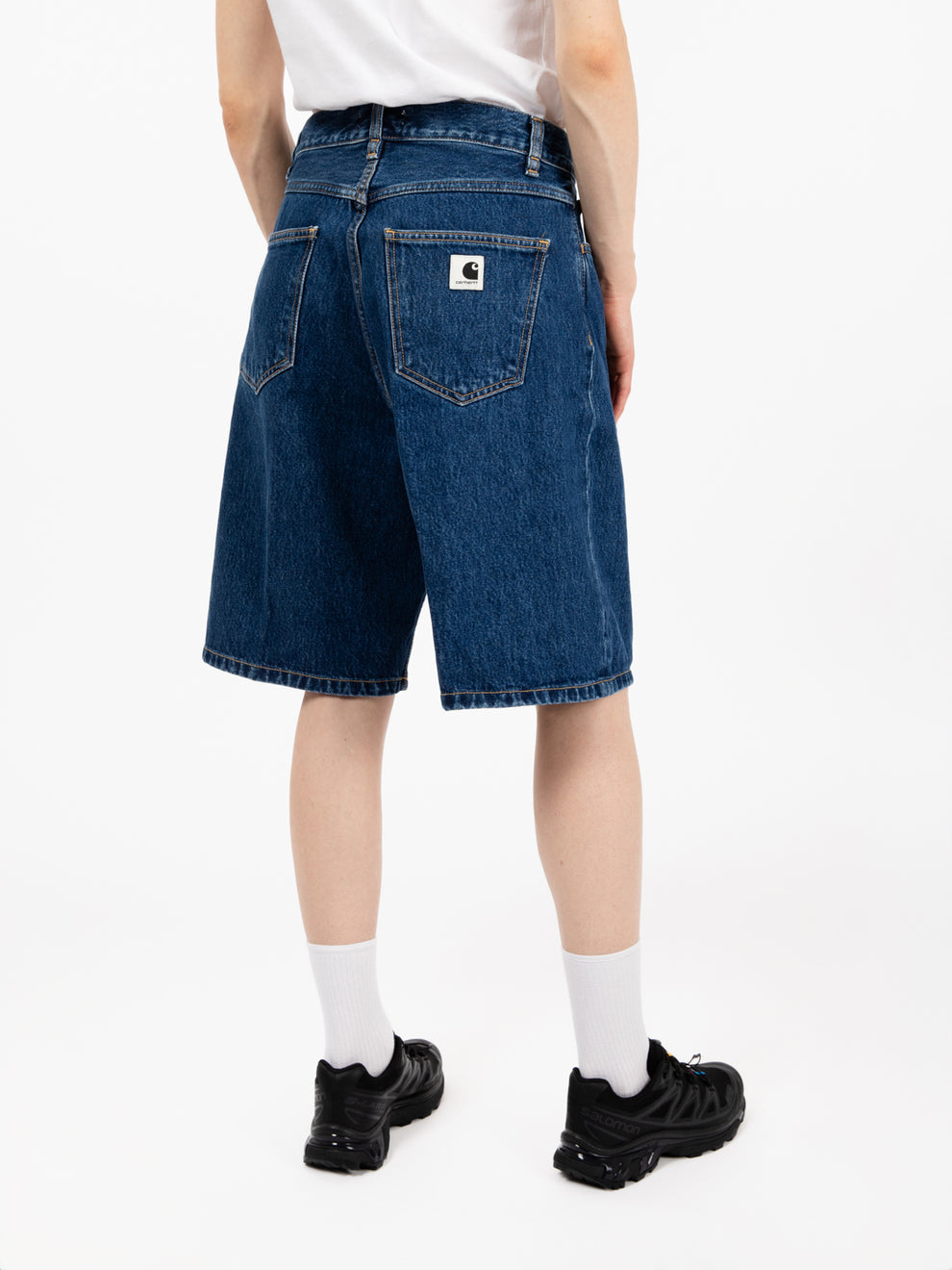 W' Brandon Short blue stone washed