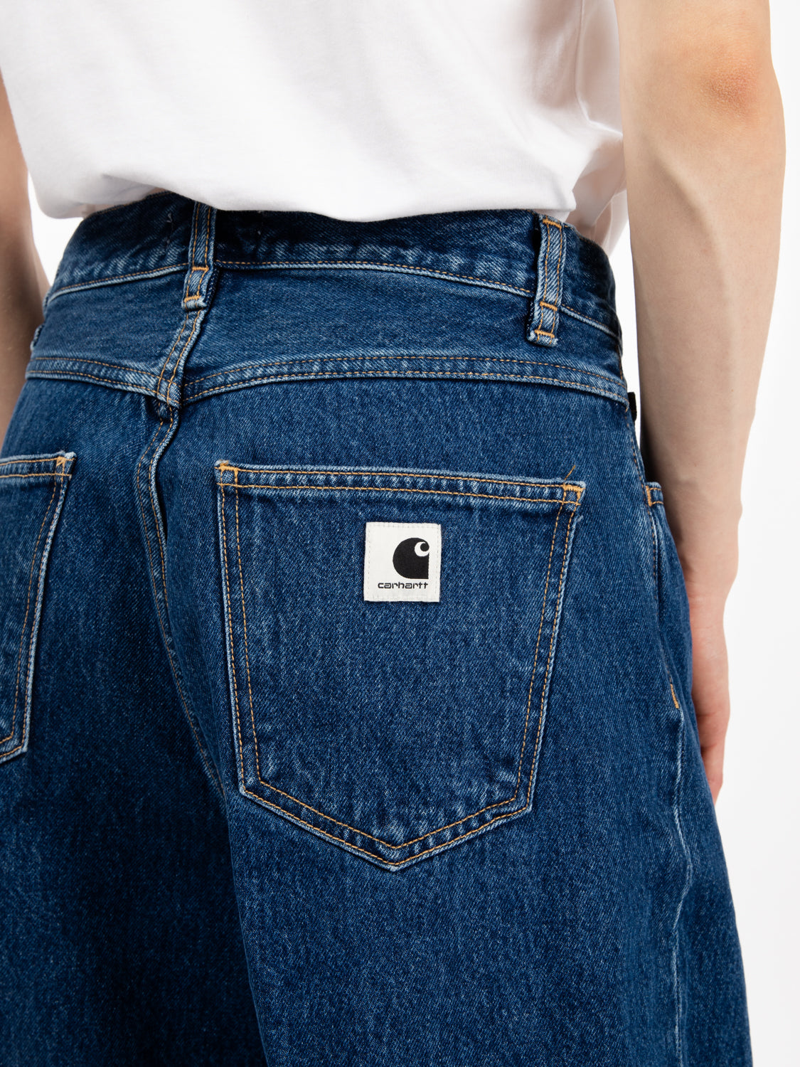 W' Brandon Short blue stone washed