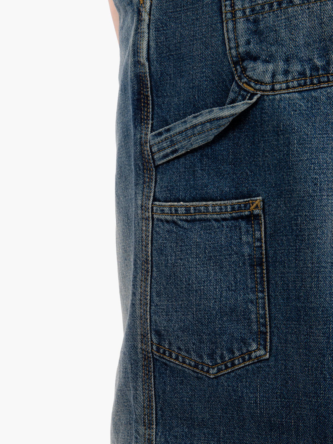 W Brandon single knee pant blue