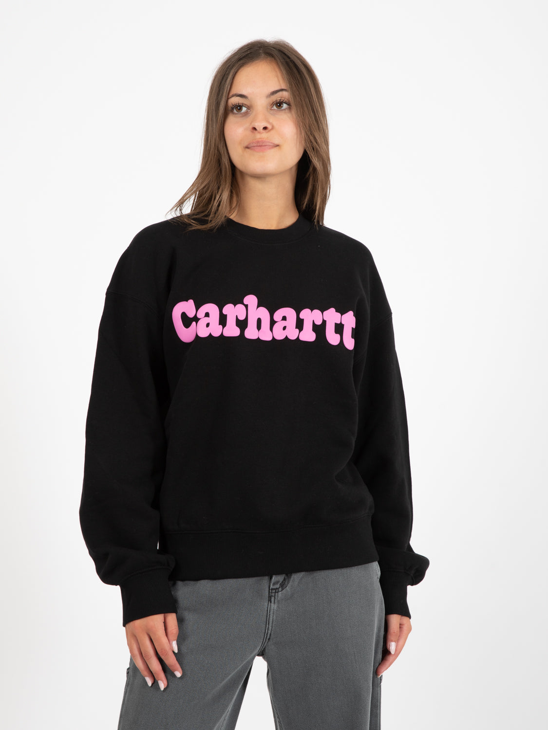 W' Bubbles Sweat Black / Pink