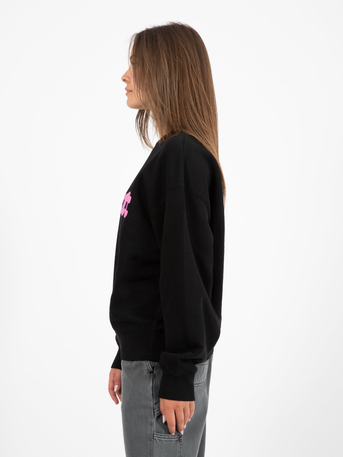 W' Bubbles Sweat Black / Pink